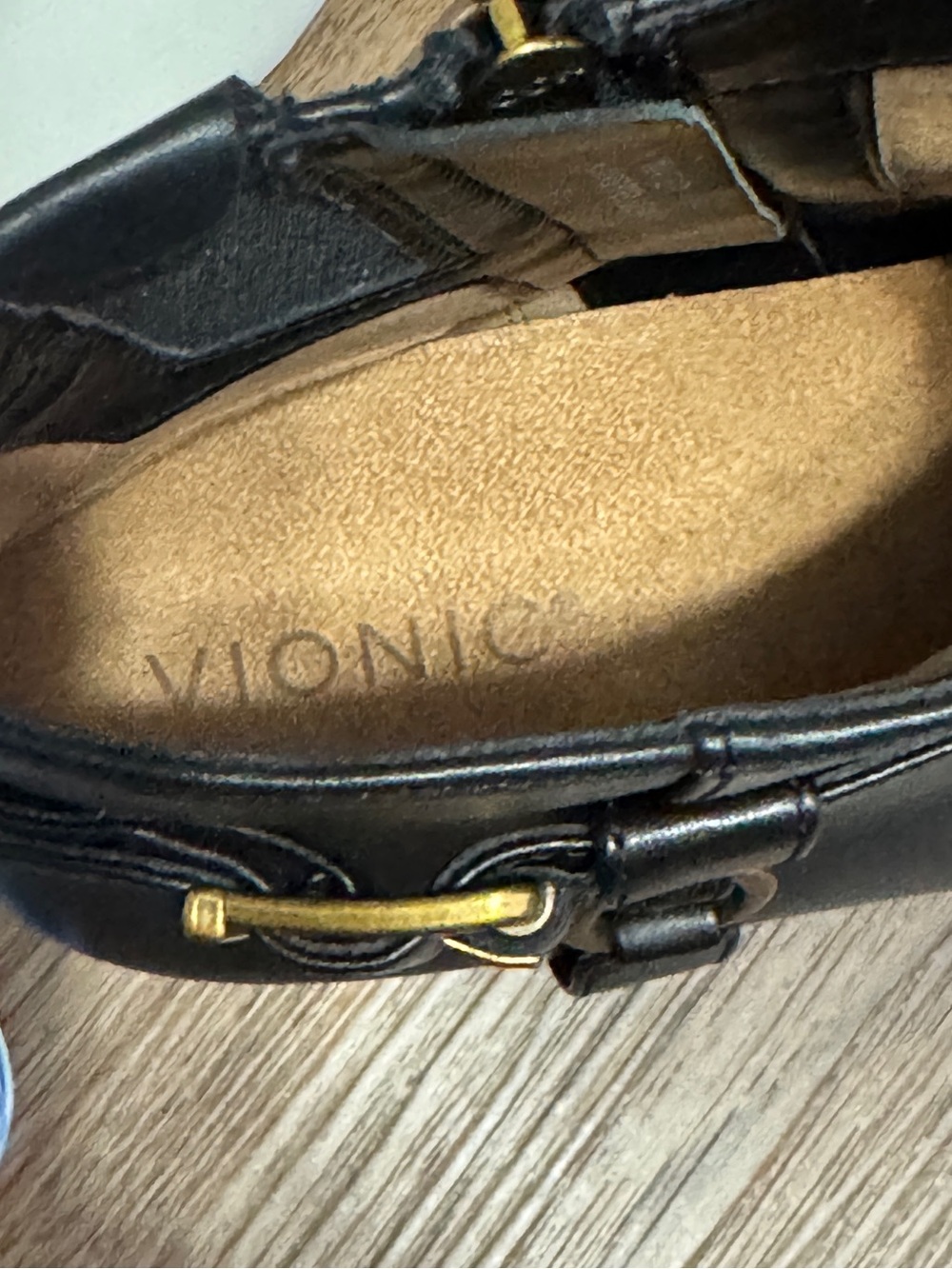 Vionic Rhiannon Black Leather Women's Ankle Boot Sz. 9.5 - Picture 6 of 12